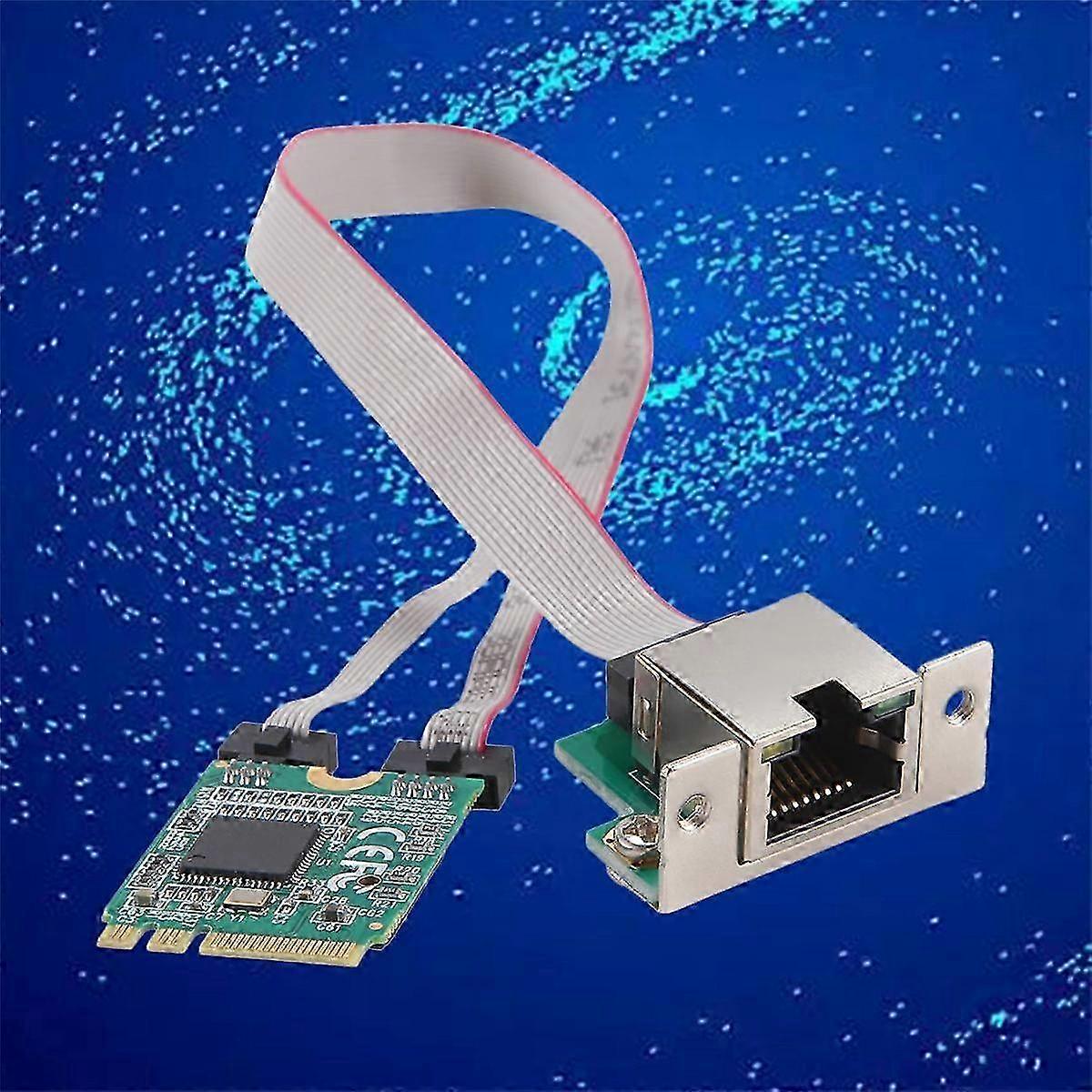 M.2 A+E Netzwerkkarte Gebogener Stift Gigabit Single Port Server Netzwerkkarte I210at Chip Gbe Ethernet RJ45 Netzwerkkarte