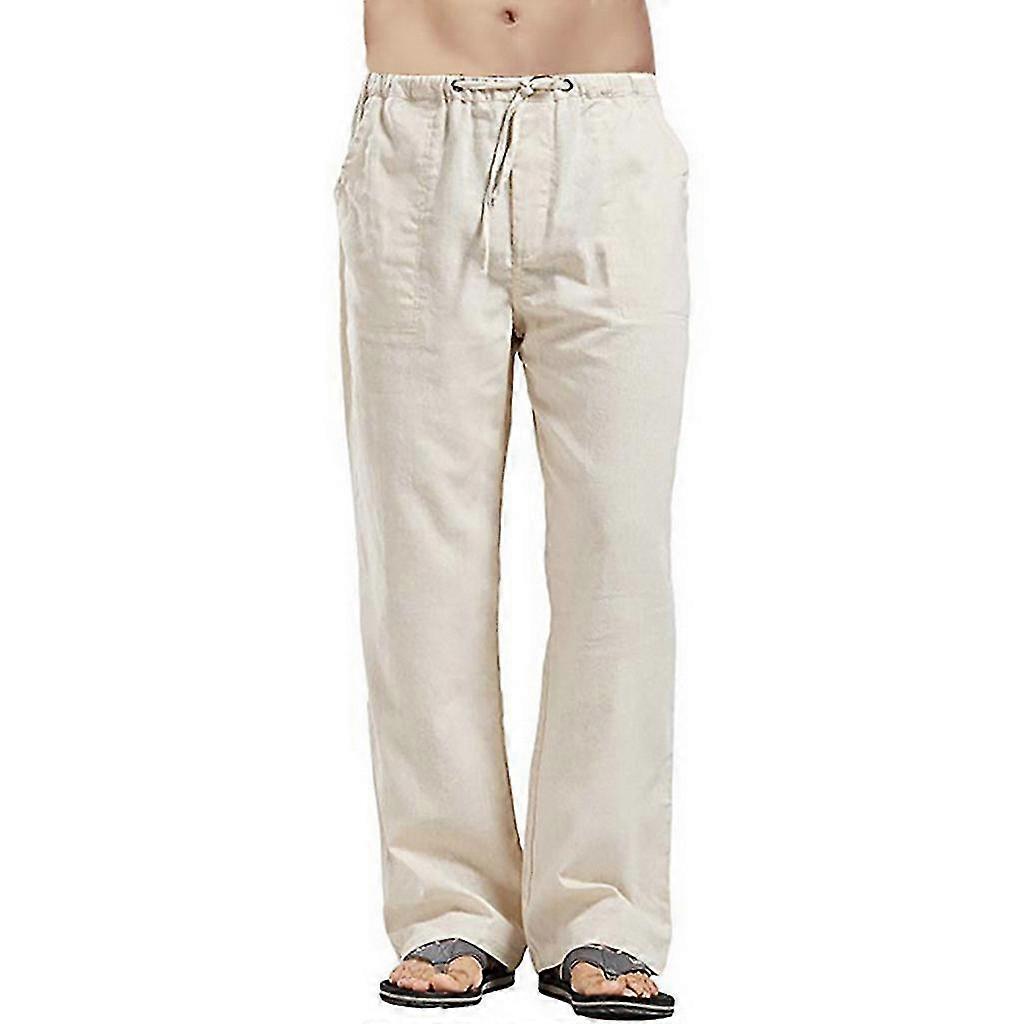 Herren Solide Sport Lockere Freizeithose Jogging Gerade Yogahose-MXBC