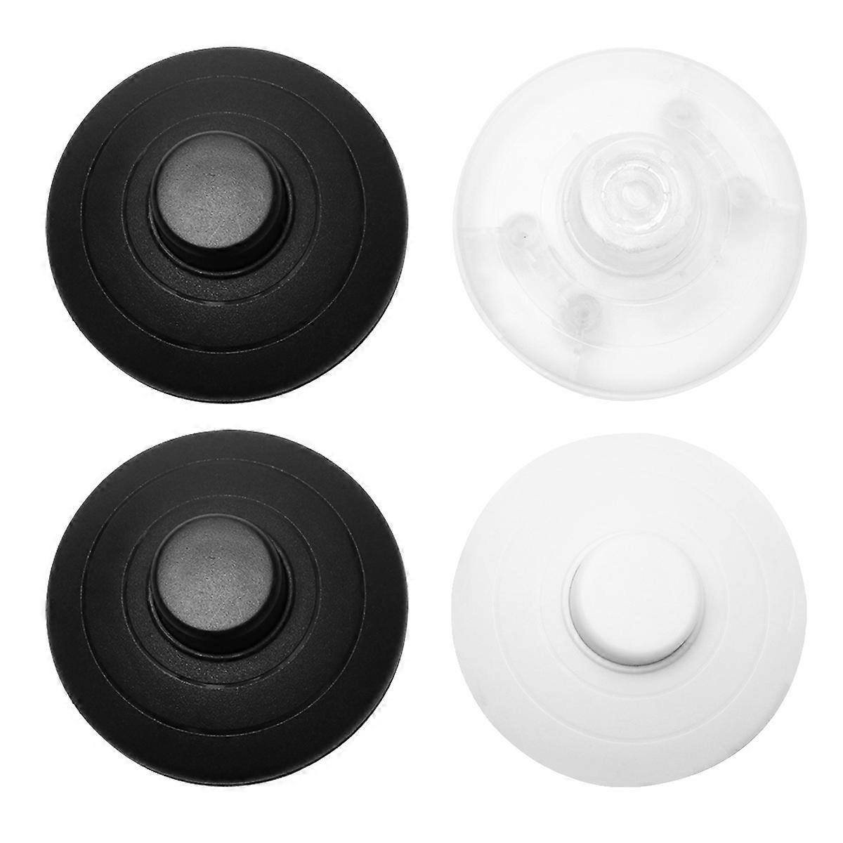 4 Pcs Electric Switch Foot Push Switch Pedal Light Switch Replacement Round Foot Light Switch Light Control Footswitch