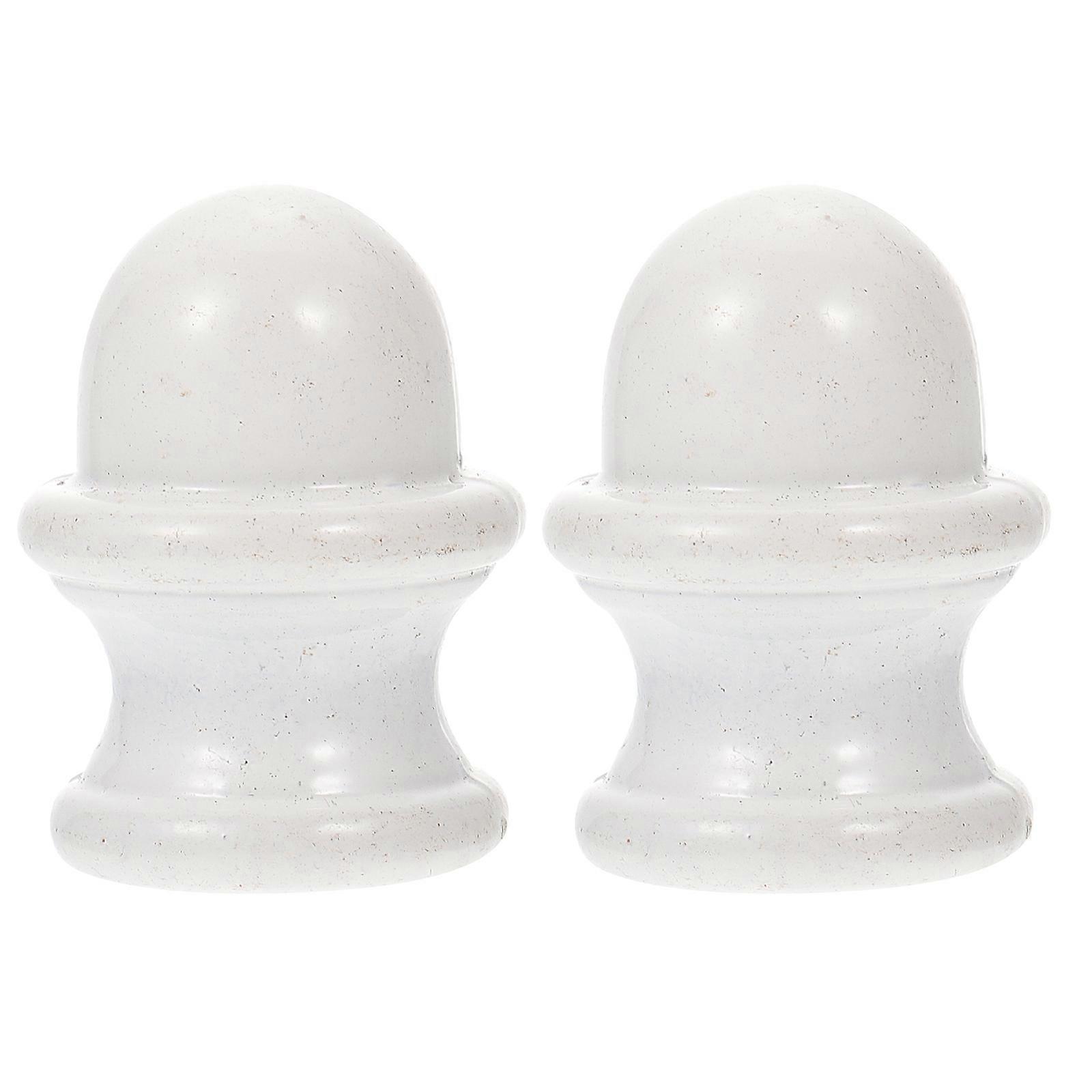 2Pcs Table Light Finial Decor Simple Lampshade Holder Knob Chic Light Accessory