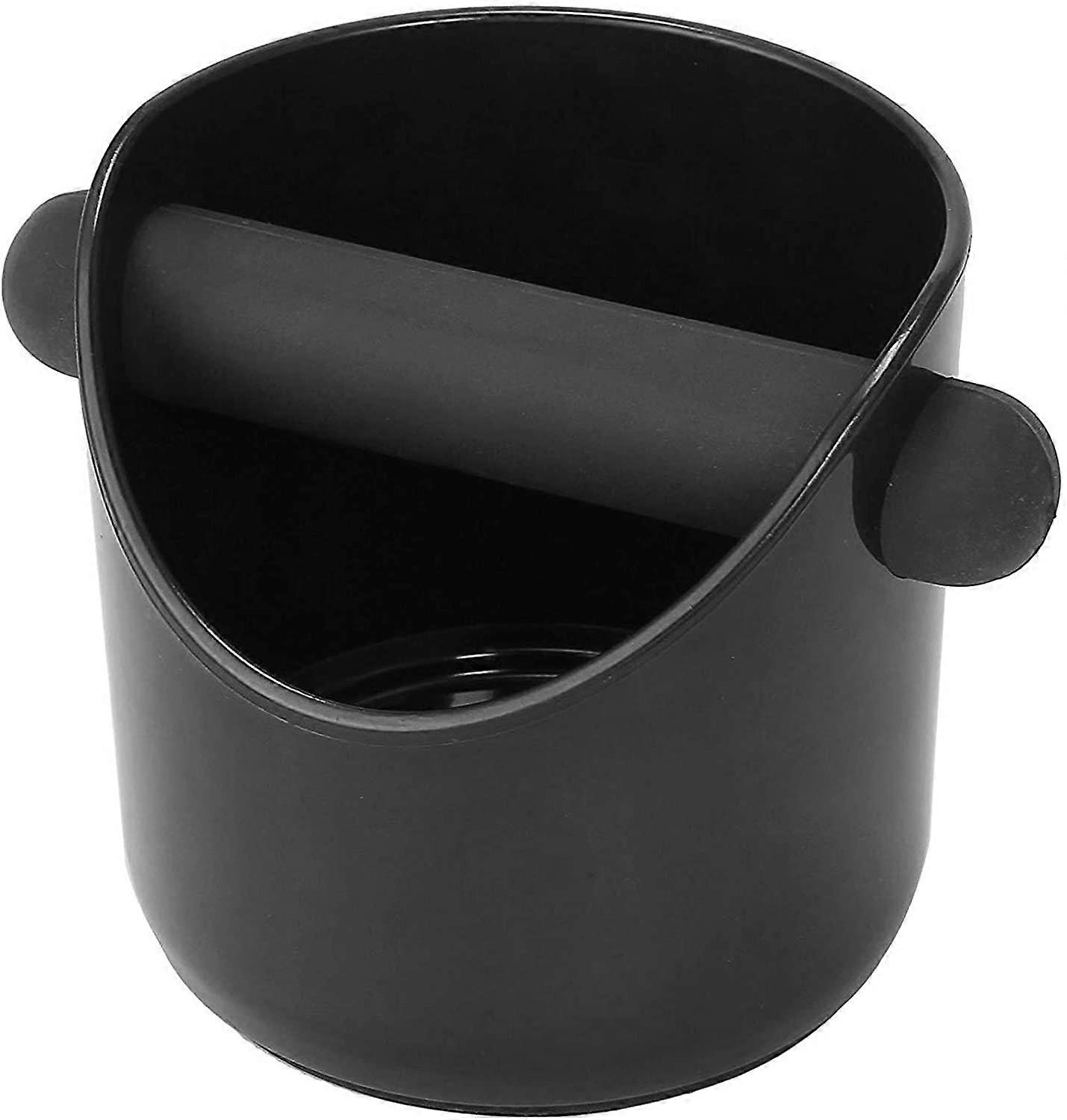 Coffee Box, ABS Rubber coffee grounds container with removable knock bar and Non-slip base, Barista Accessory