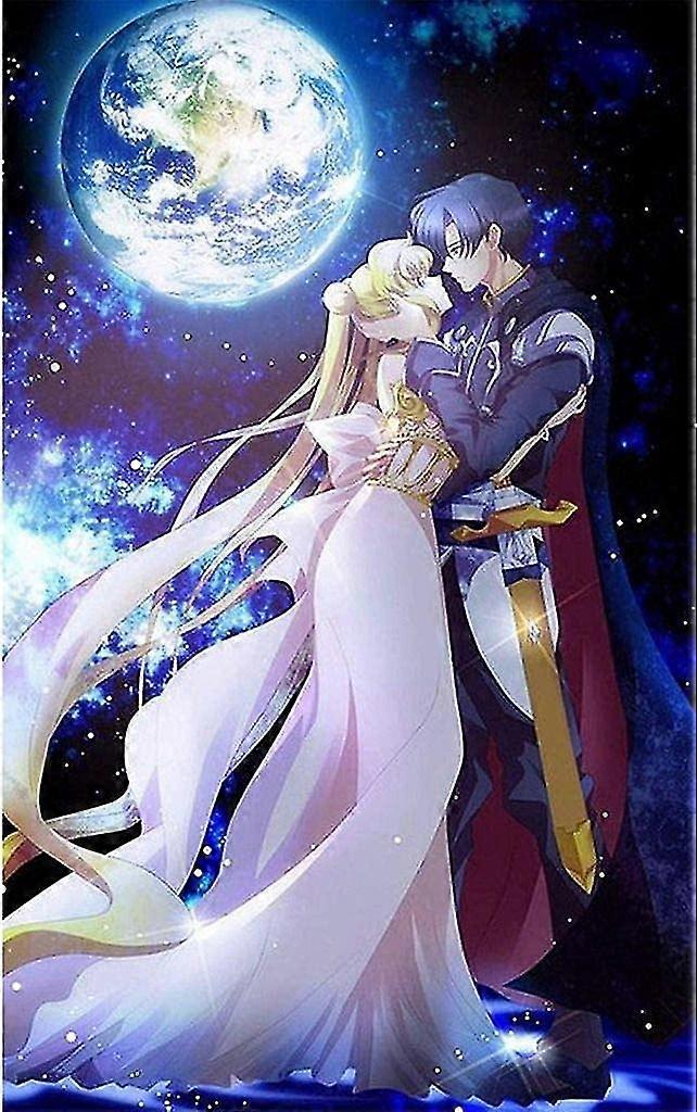 5d Diy Timanttimaalaus Merimies Kuu pyöreä pora Strassi kirjonta seinäkoristeluun