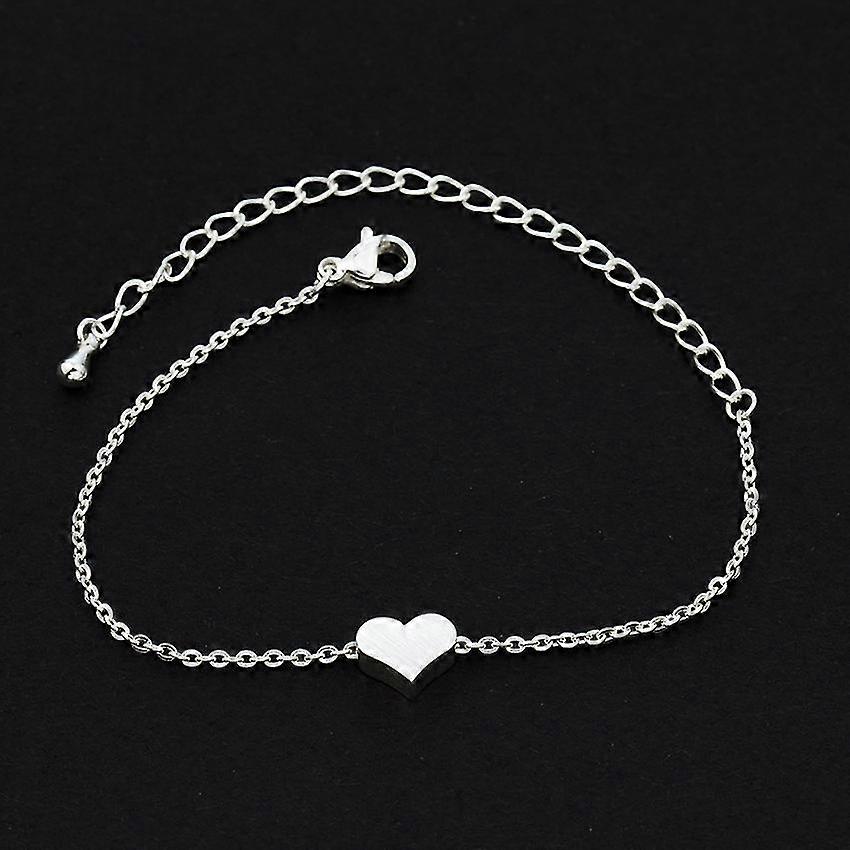 Hjerte armbånd Silver
