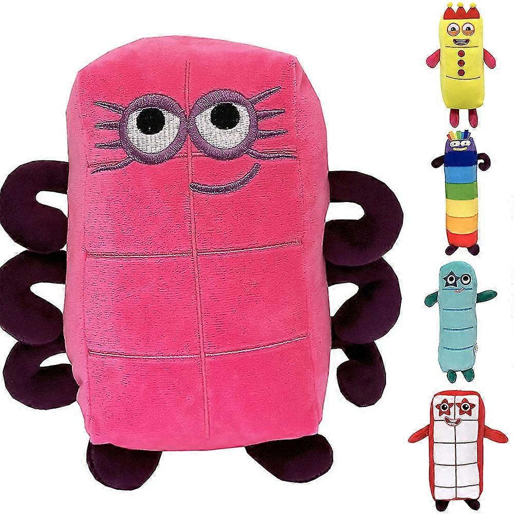 Numberblocks Numberblocks Soft Boneca de pelúcia brinquedos recheados para a educação precoce do bebê