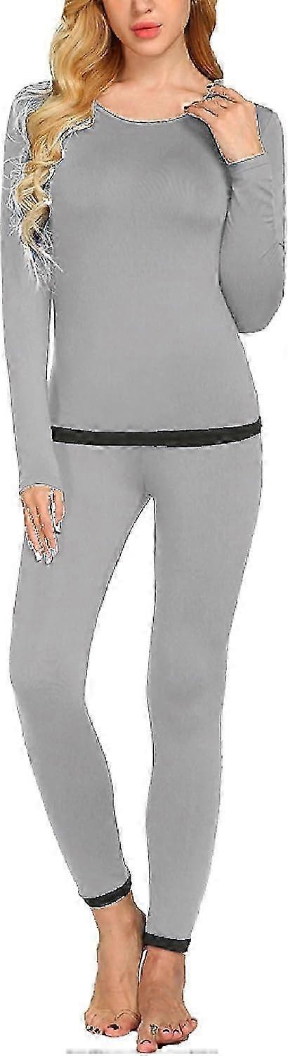 Damen Thermo-Unterwäsche-Sets Long Johns Base Layer Lightweight Thermals 2