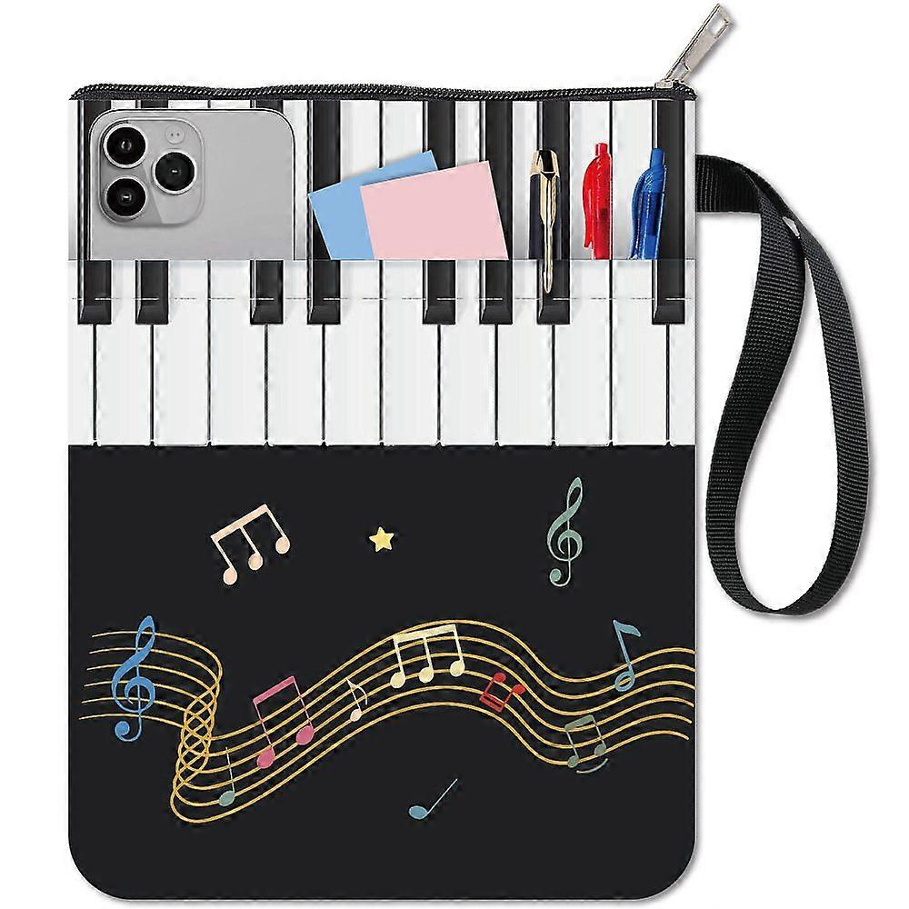Cloth Book Cover Notebook Wraps Rectangle Musical Note 280x220mm