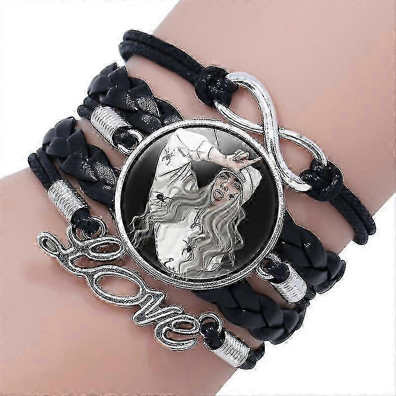 1pcs Billie Eilish pulsera, negro