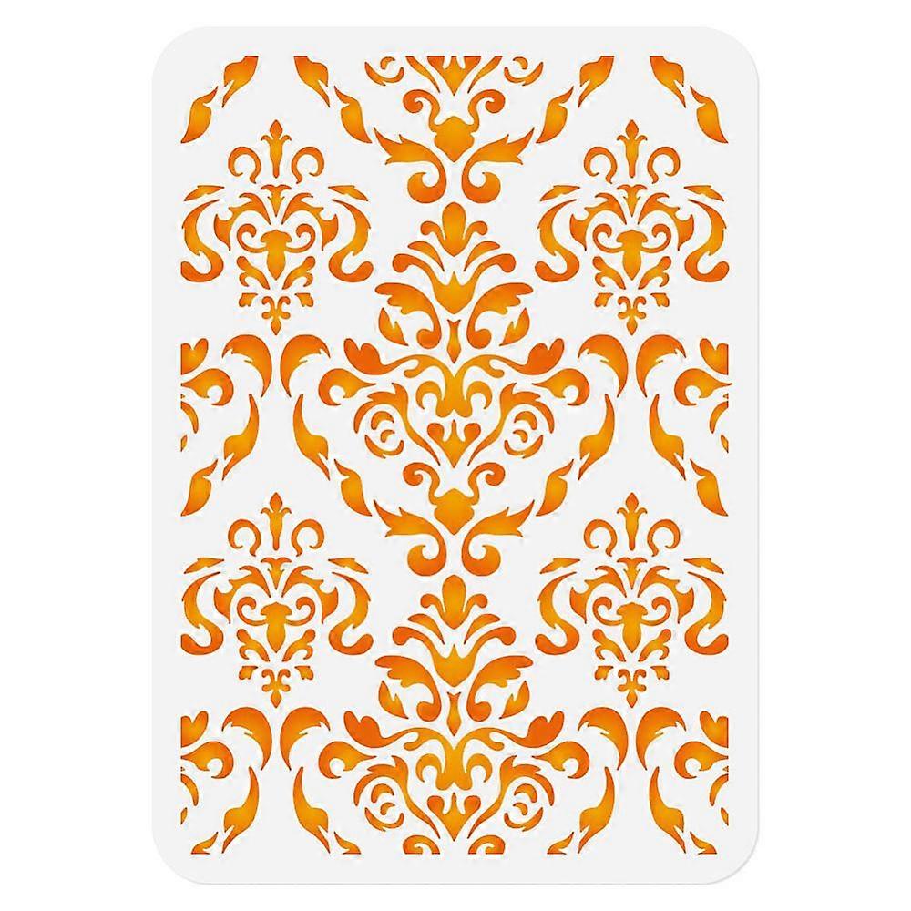 DIYスクラップブックフォトアルバム花297x210mmのための1pcペット中空描画絵画ステンシル