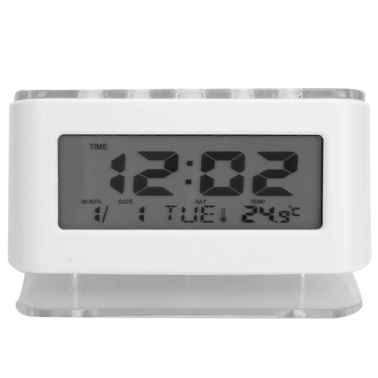 LCD Clock Date Temperature Display Mute Electronic Backlight Alarm Clock Countdown Timer