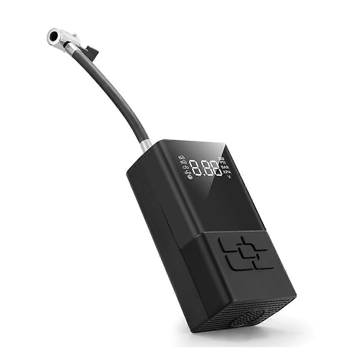 Digital Air Pump Smart Portable Air Compressor with LED Light Wireless Tire Inflator for Motorcycle