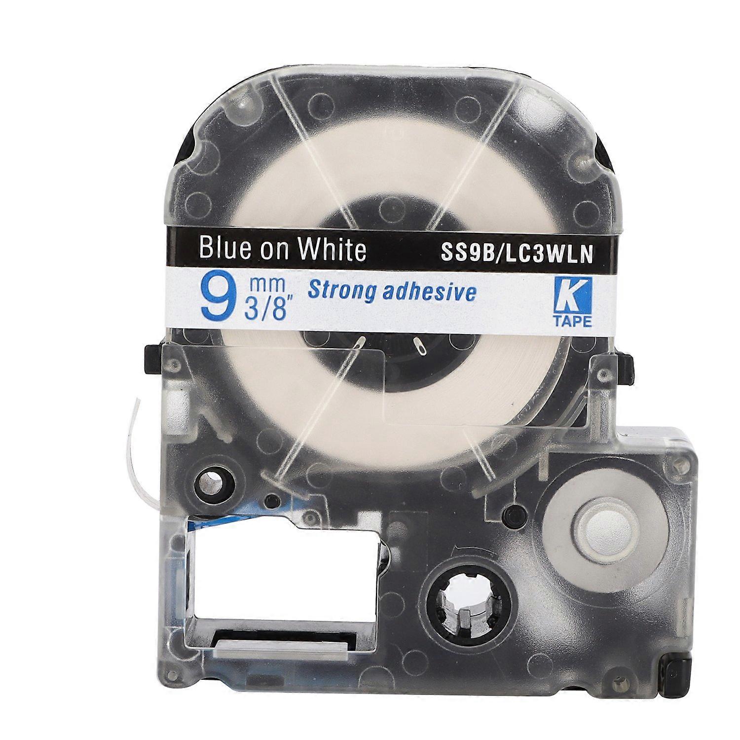 Label Tape AbrasionResistant AntiCorrosion Label Maker Tape for KING JIM Labeling Machine SR230C SR2