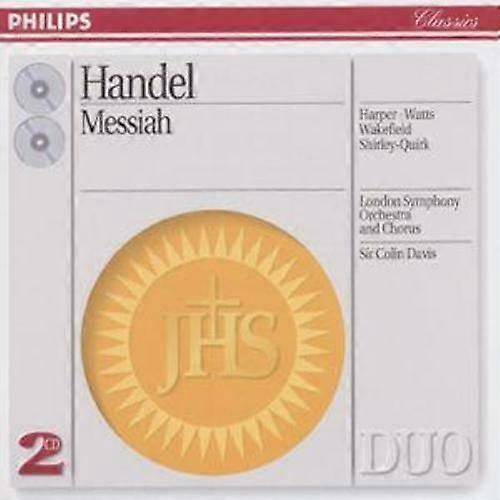 George Frideric Handel Messiah CD 2 discs (1993)
