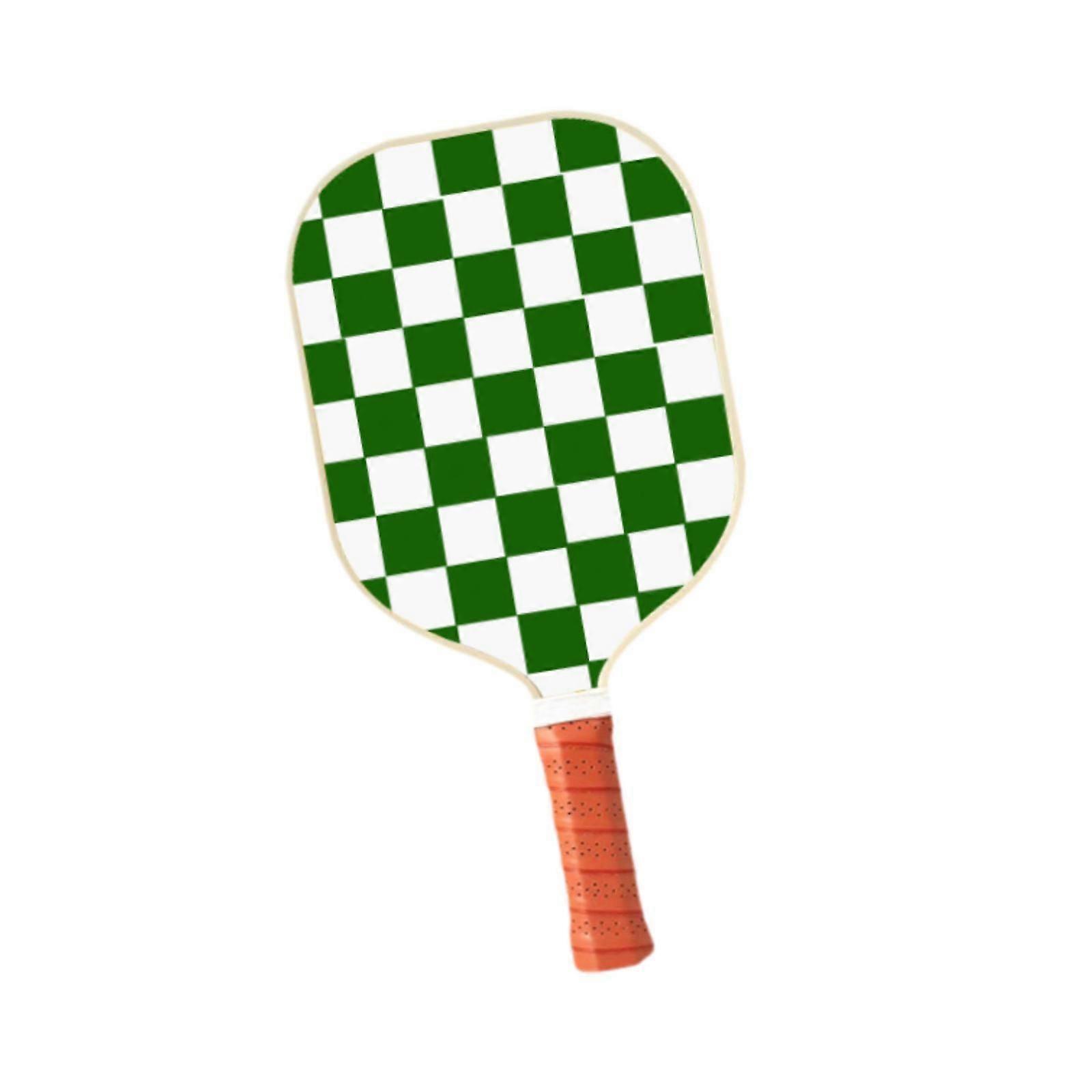 Pickleball Paddle Sturdy Pickleball Racquet for Playing Practice Competition Twisted Plaid