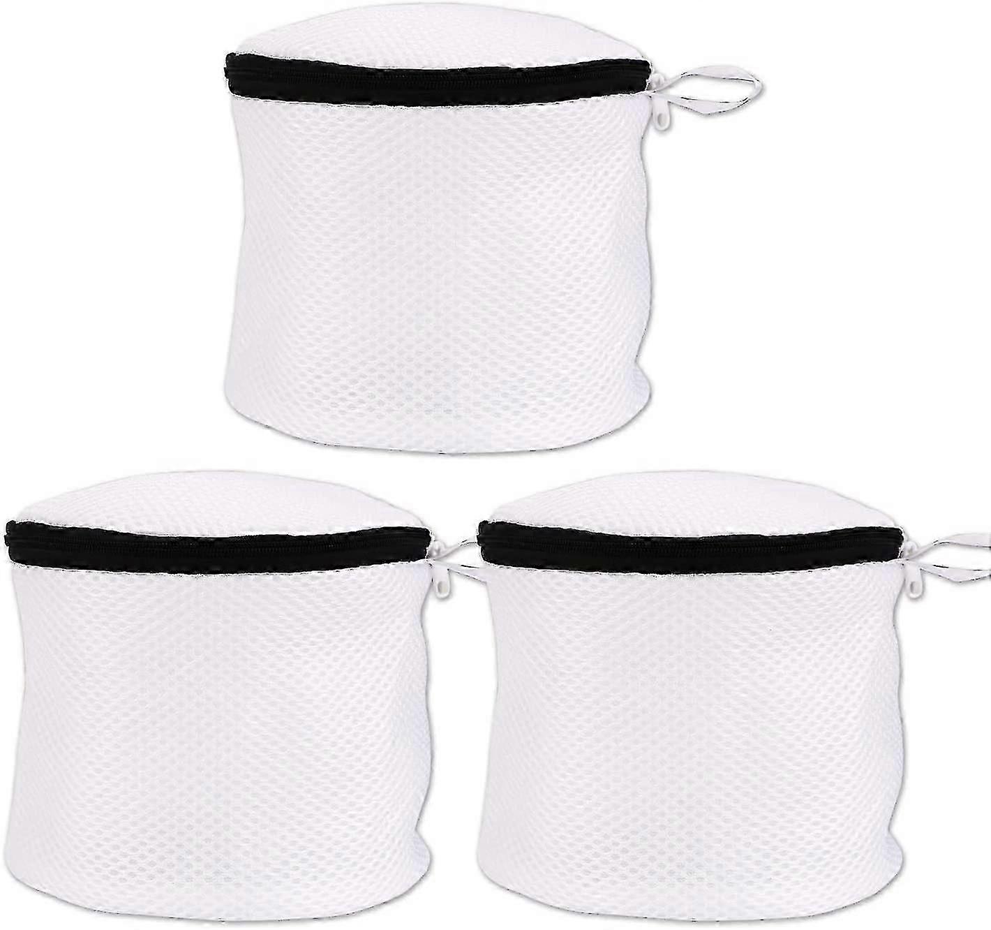 Washing Machine Net, 3pcs Cylindrical Laundry Bags With Zipper