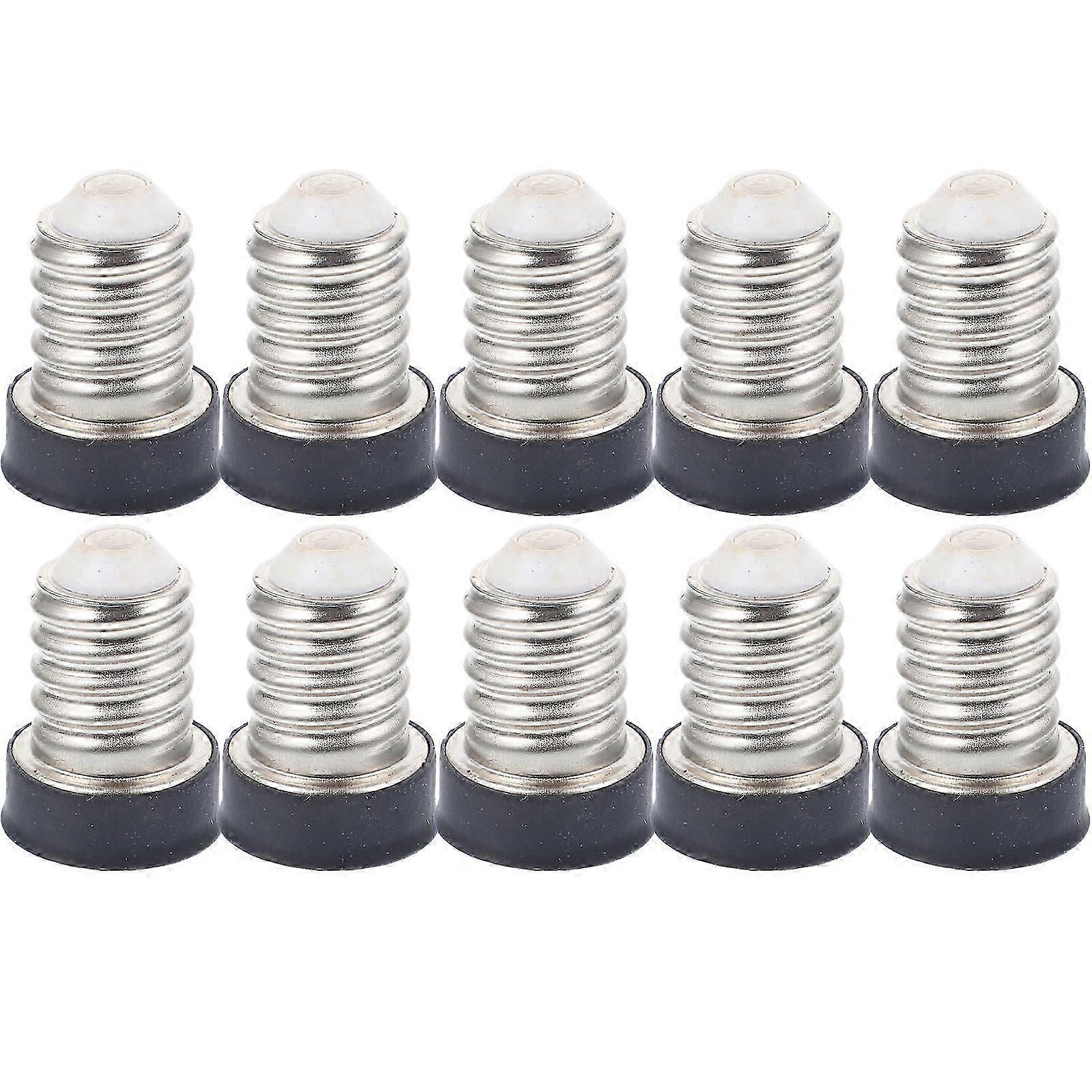 10pcs Bulb Adapter E14 To E12 Light Converter Screw Light Converter Accessory