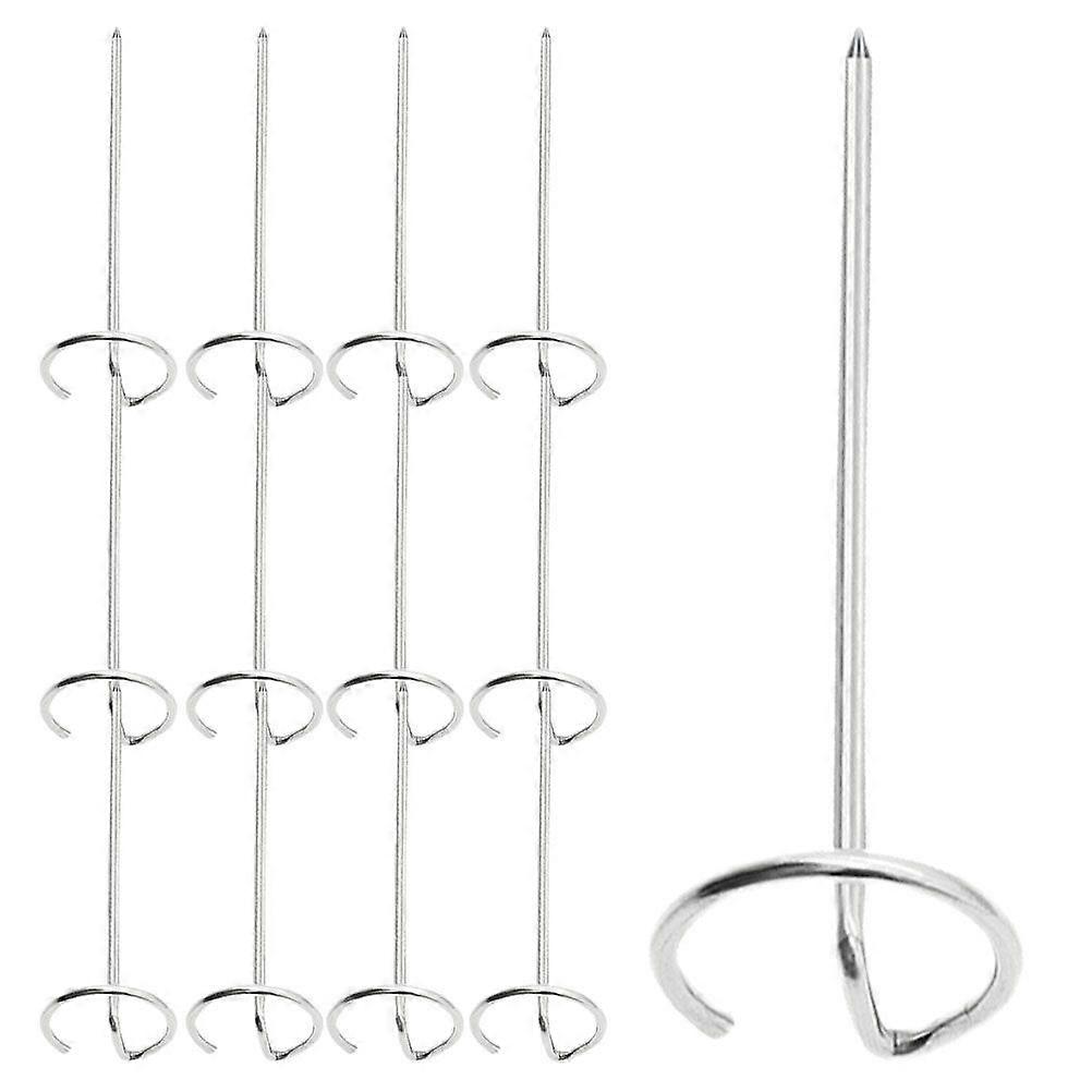 12pcs Kebab Skewers Reusable Skewers for Air Fryer Standing Kebab Skewers Grill Skewers BBQ Supplies