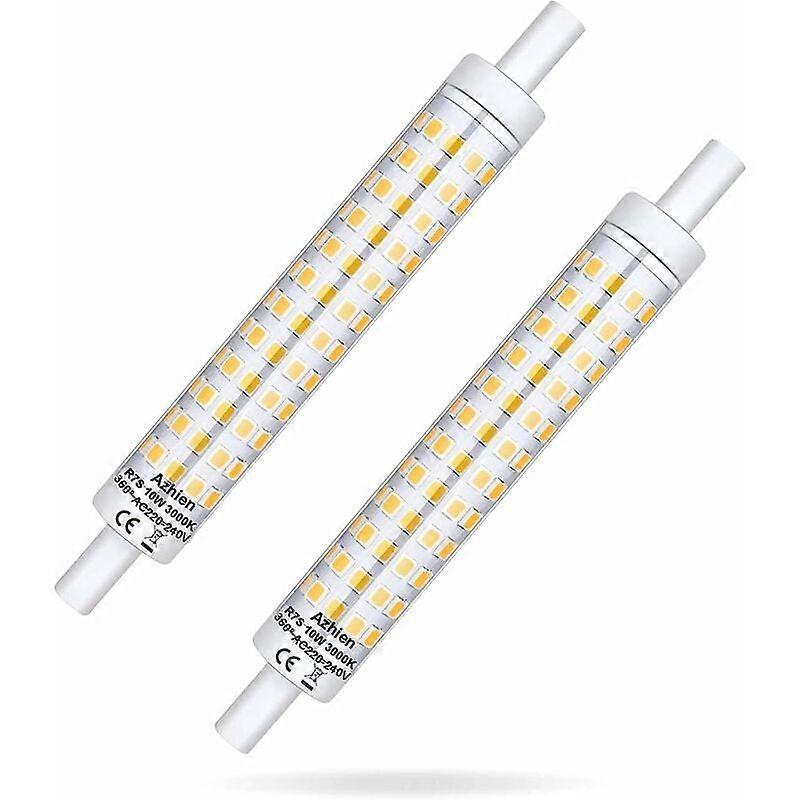 2pcs Warm White R7S Ceramic LED Light
