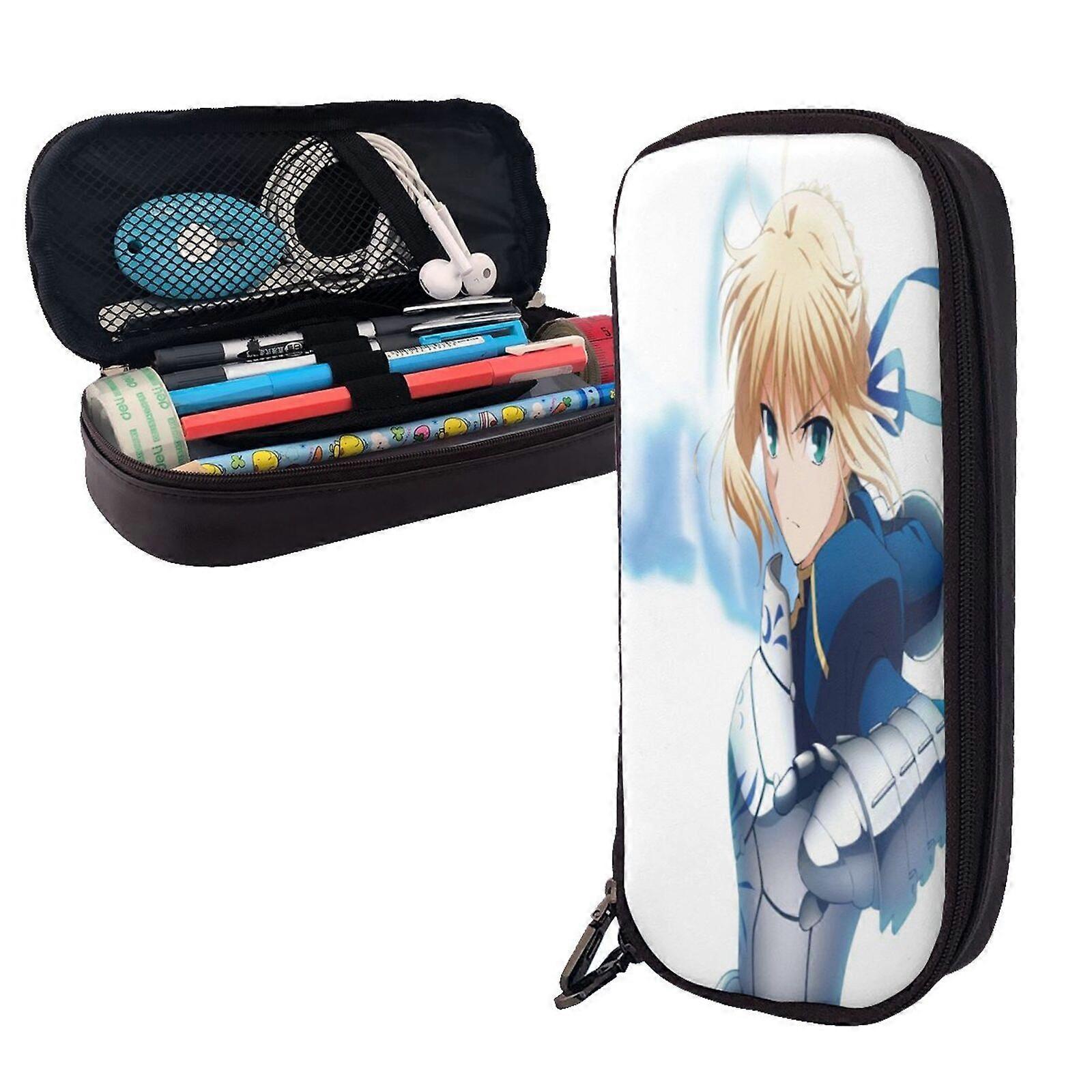 j2720 FateZero مقلمة ، حقيبة قلم ذات سعة كبيرة للأولاد والبنات والاطفال ، تخزين كبير صندوق حقيبة قلم دائم للمدرسة ، مكتب كلية المدرسة ، قلم رصاص فسيح إضافي