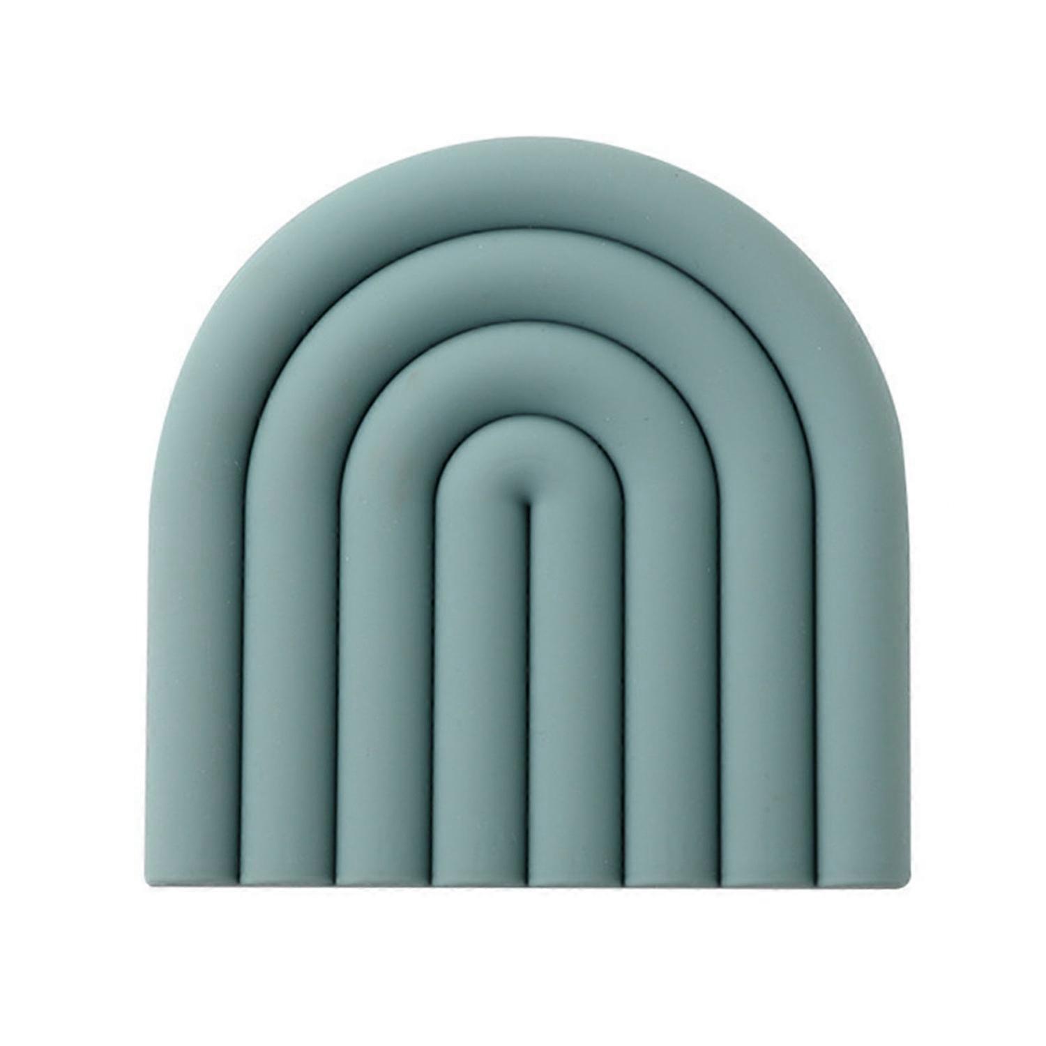 Dessous de plat en silicone épais et résistant à la chaleur pour plats chauds, résistant à l'eau et à la chaleur, idéal pour la salle à manger ou la cuisine