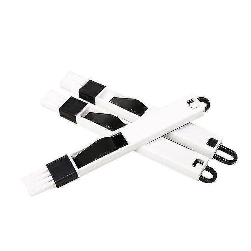 Multipurpose Window Groove Cleaning Brush Corner Cranny (5pcs,Black)