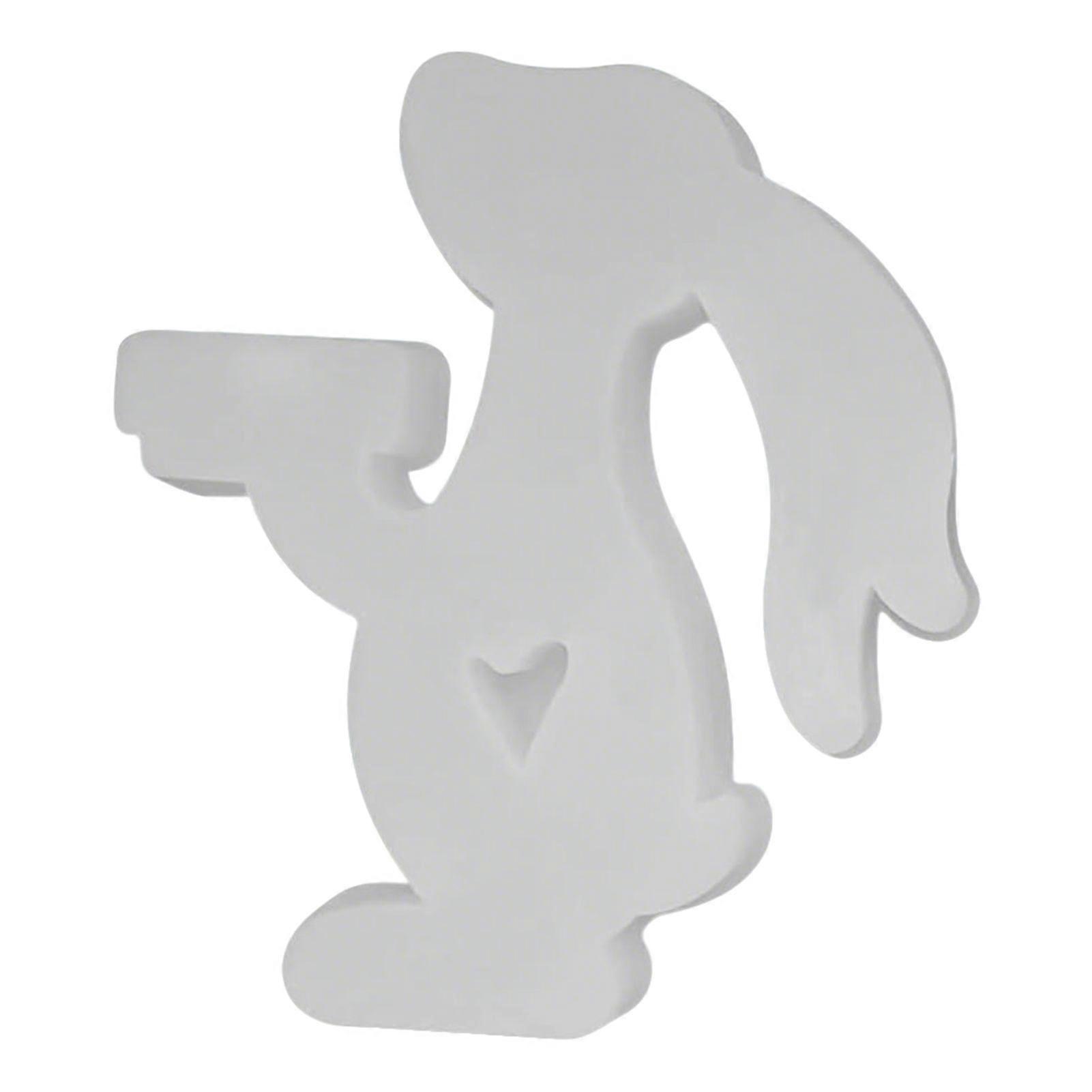 Easter Bunny Silicone Mold for DIY Crafts Rabbit Silicone Molds for Clay Modeling Easy-Release Casting Molds Reusable Bunny Soap Molds