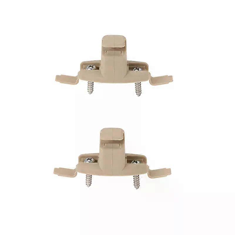 2X Sun Visor Clips Holder Bracket Mount For Bmw  3 Series E46 M3 1997-2006 5 Series E39 1996-2004 7 Series E38 1994-2001 X5 E53