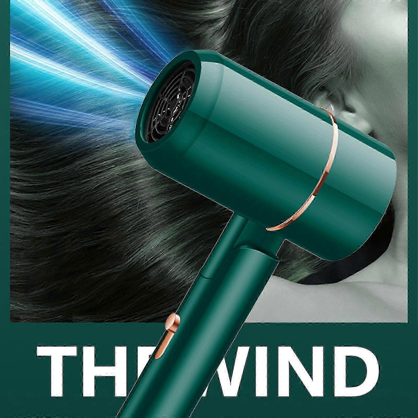 A Powerful 600 Watt Fast Drying And Low-noise Hair Dryer With A Negative Hair Dryer With A 3-speed Range With 1 Supply And Collection Nozzle Fly2662 I