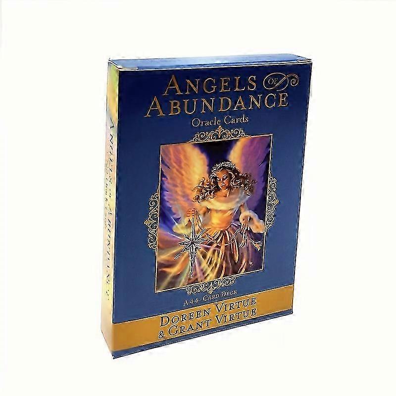 Angels Of Abundance Oracle Card, Tarot Card, Card Board Game, Divination Fate Poker Card, Scan QR Code Get Instructions For Use
