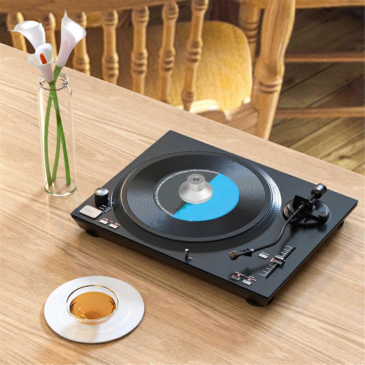 Disc Stabilizer LP Disc Stabilizer Turntable Clamp HiFi Black