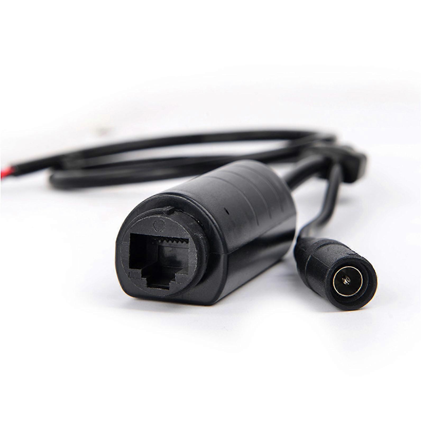 PoE-splitter 48V Naar 12V/1.2A – 5,5x2,1mm DC – 10/100 Mbps – IEEE802.3af – Voor IP-camera, VoIP, Access Point – Plug & Play