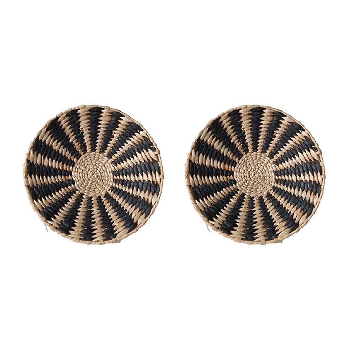 Bohemian Wall Decorations, Handmade Straw Hangings, Diameter 25CM