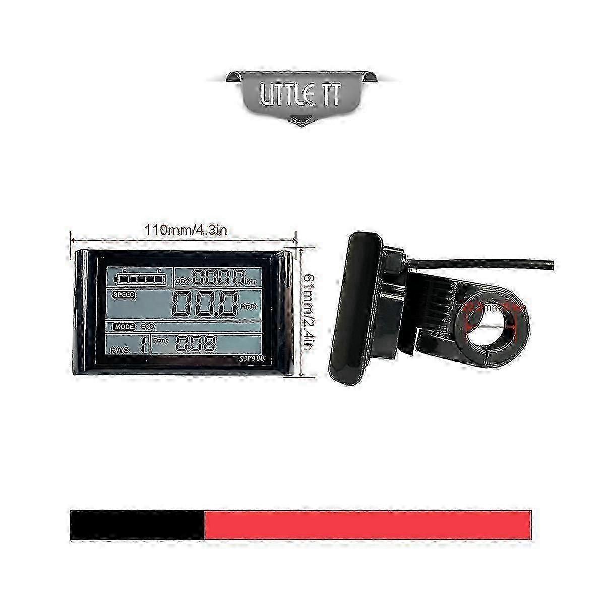 Display Per Bici Elettrica Dilwe – Schermo LCD HD A Colori 24-72V, Resistente Alla Pioggia, Con Dati In Tempo Reale, Compatibile Con Mountain Bike E Pendolari
