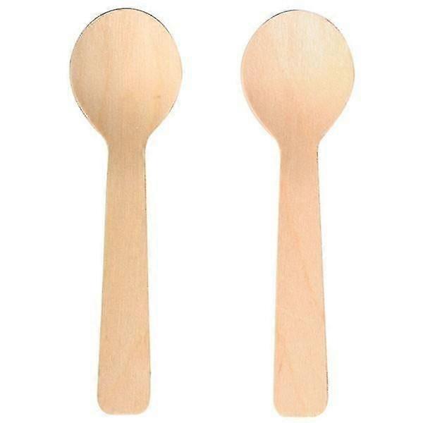 6 ξύλινα κουτάλια 10 cm-Καλό
