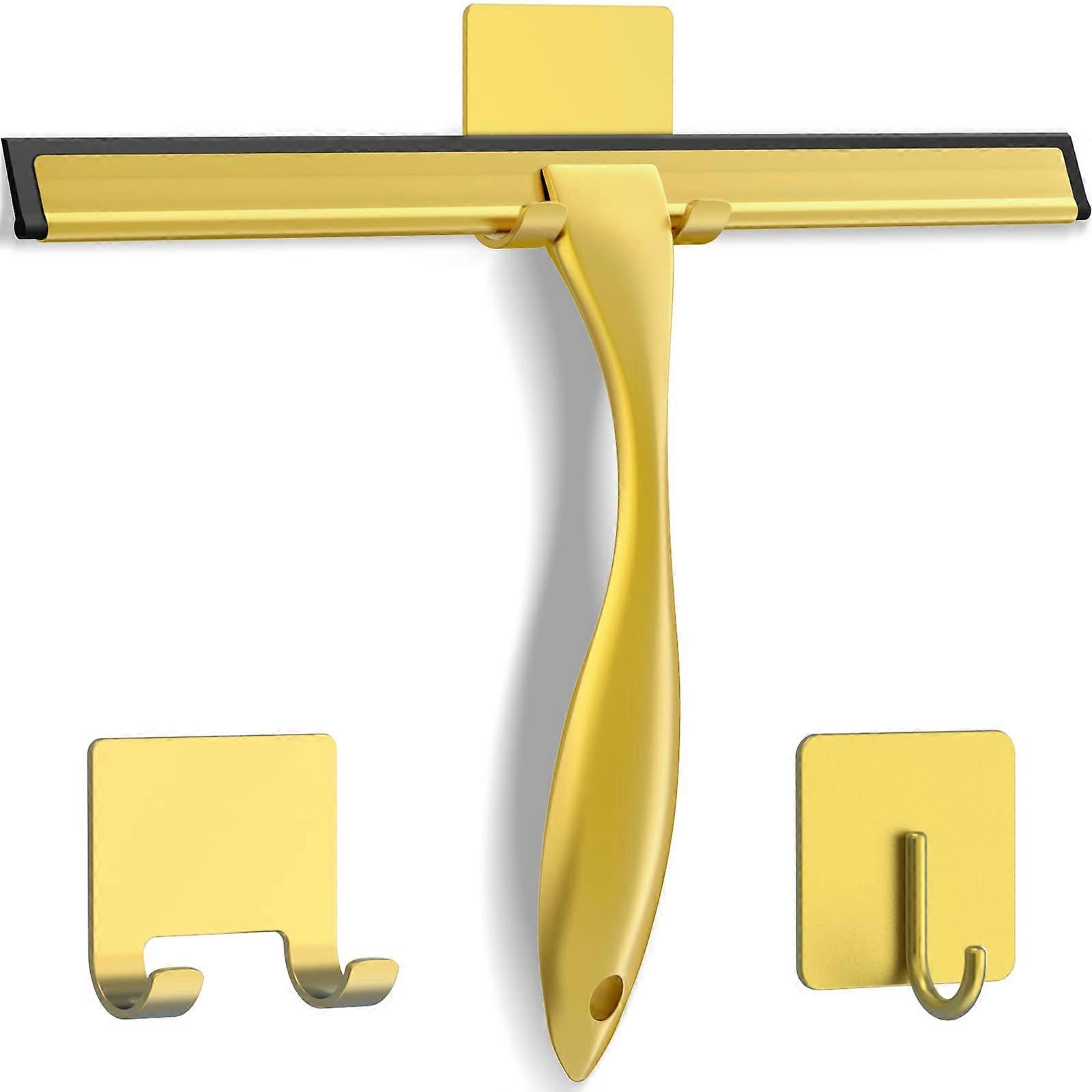 1 Unit Stainless Steel Shower Squeegee Bathroom Tool Cleaner for Home Cleaning 12 Inch