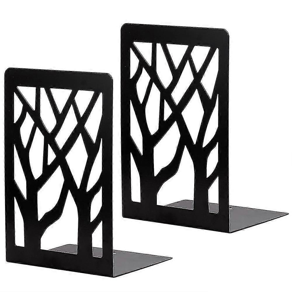 1 Pair Metal Bookends Shelves Book End