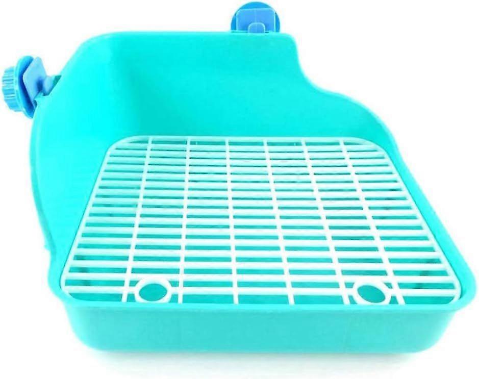Easy to clean rabbit litter box for potty training, suitable for small animals/rabbits/guinea pigs/ferrets