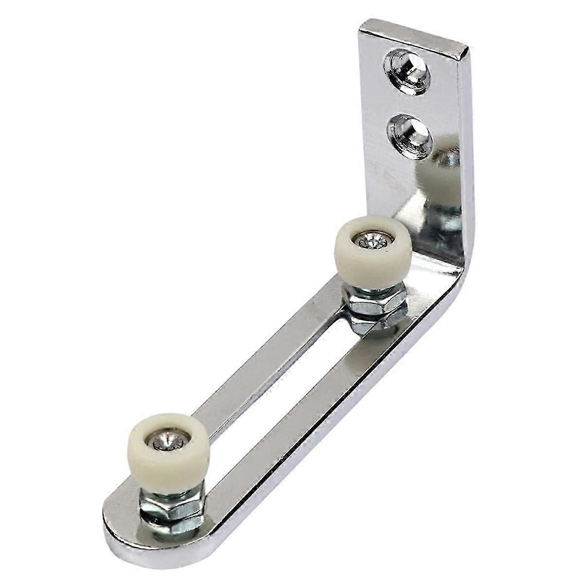 Barn Door Floor Guides, Bottom Flooring Frame Support with Smooth, Quiet Bearings, Adjustable Roller