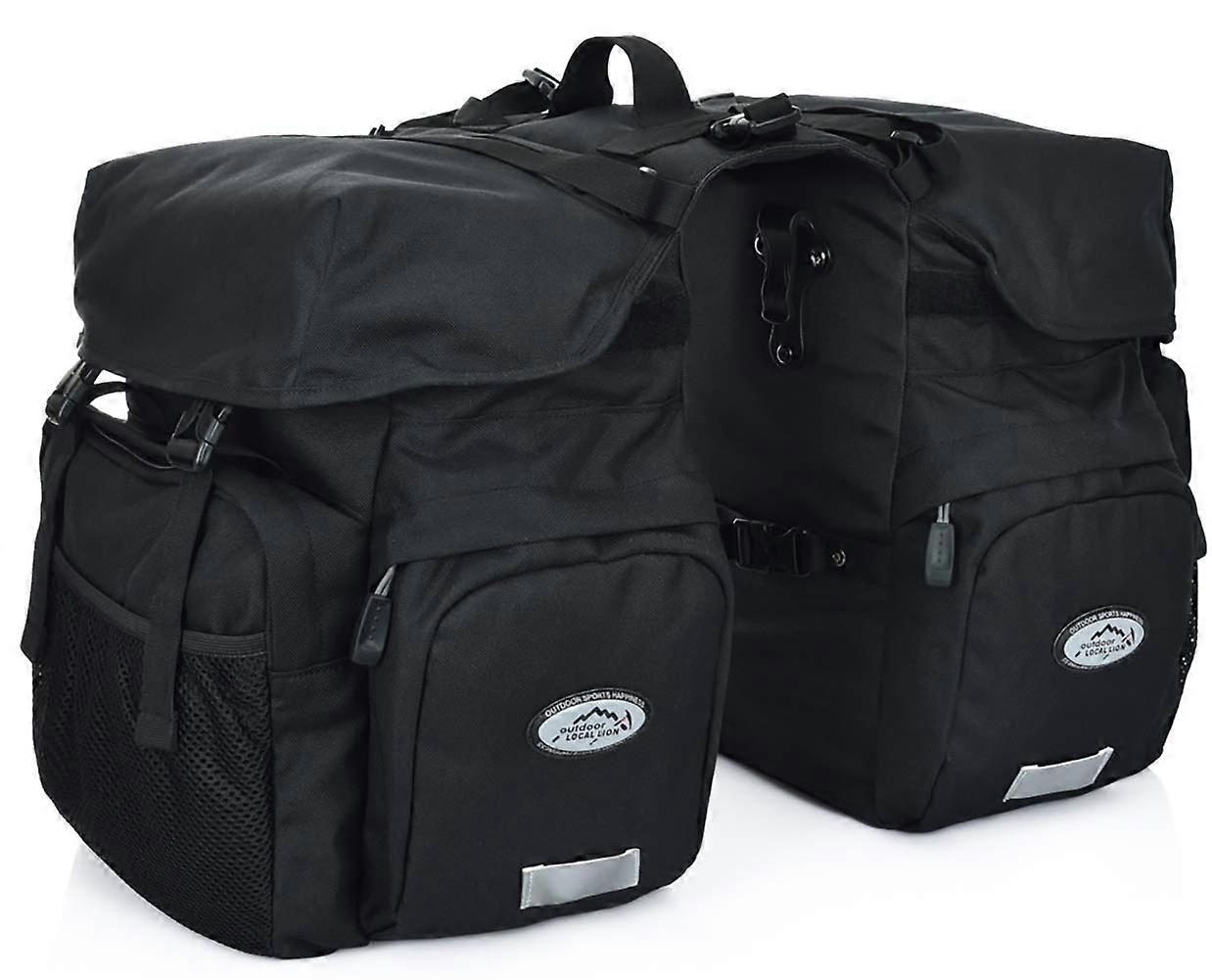 50L Bicycle Panniers For Rear Rack Carrier Gromuting Bag Sleeper Bag Compatible With Most Bikes