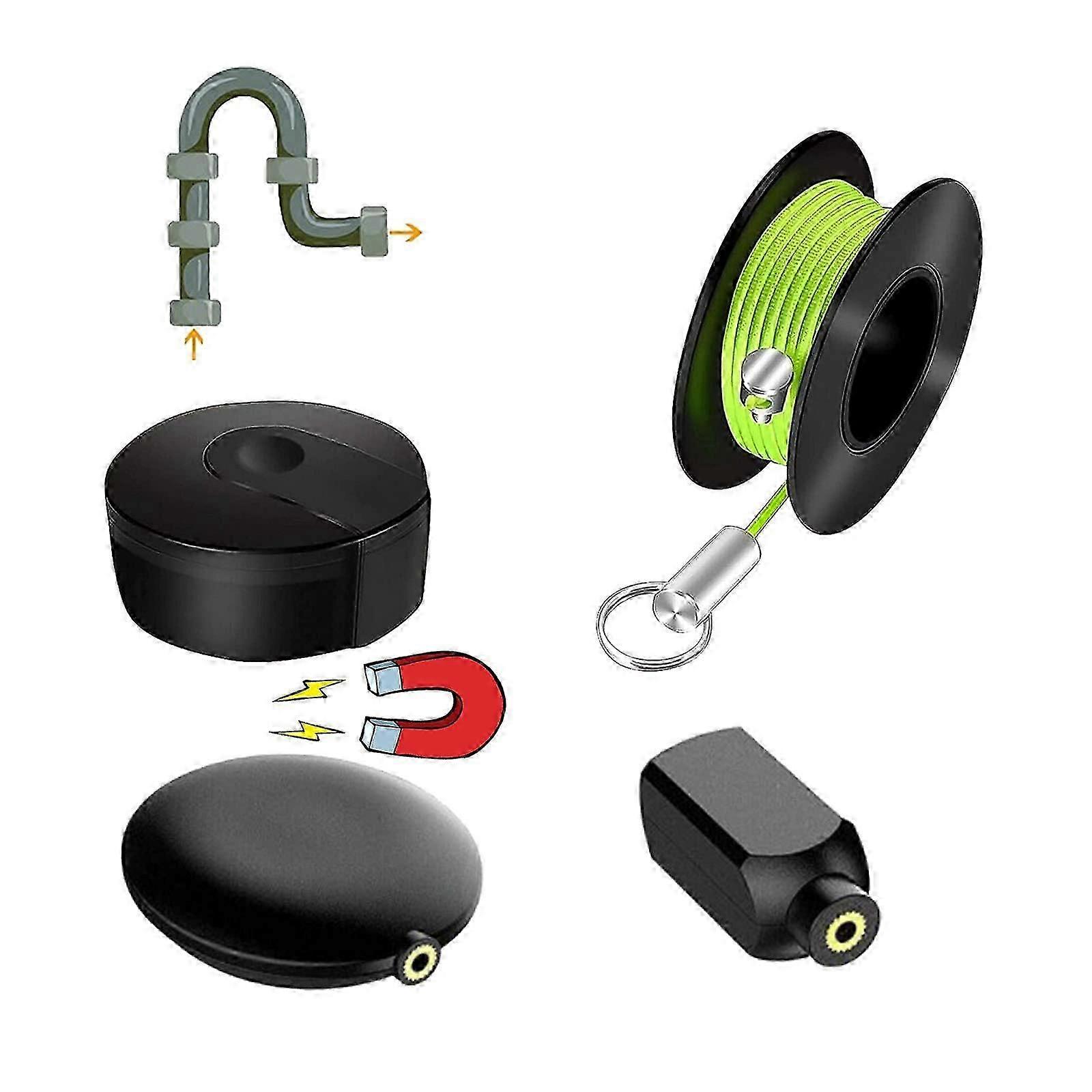 Magnetic Wire Guide Magnetic Wire Puller Magnetic Wire Holder Wall Mounted Wire Threader With Home Cable Routing Tools