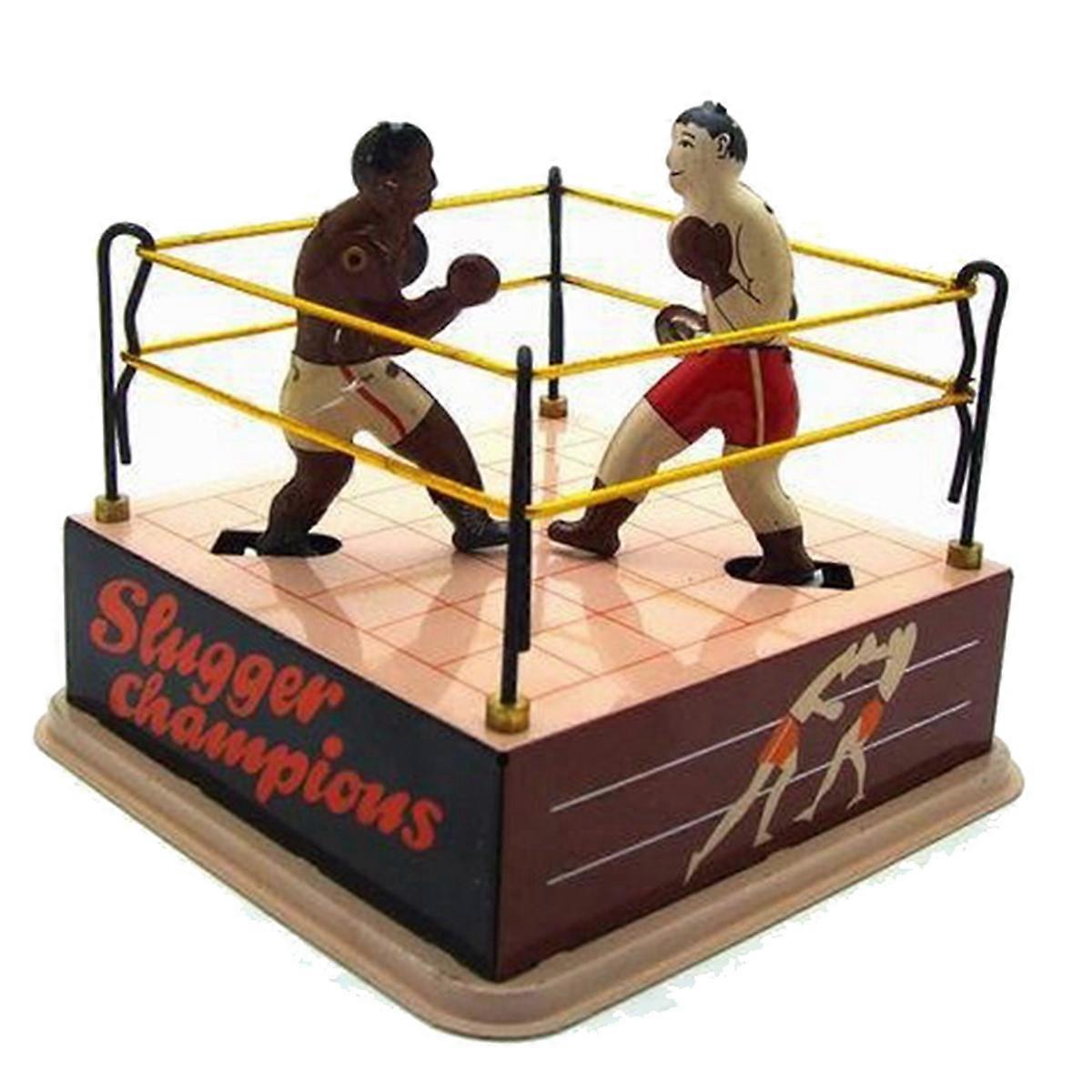 Clockwork Boxing Toy Nostalgic Themed Boxing Ring Toy Decoration