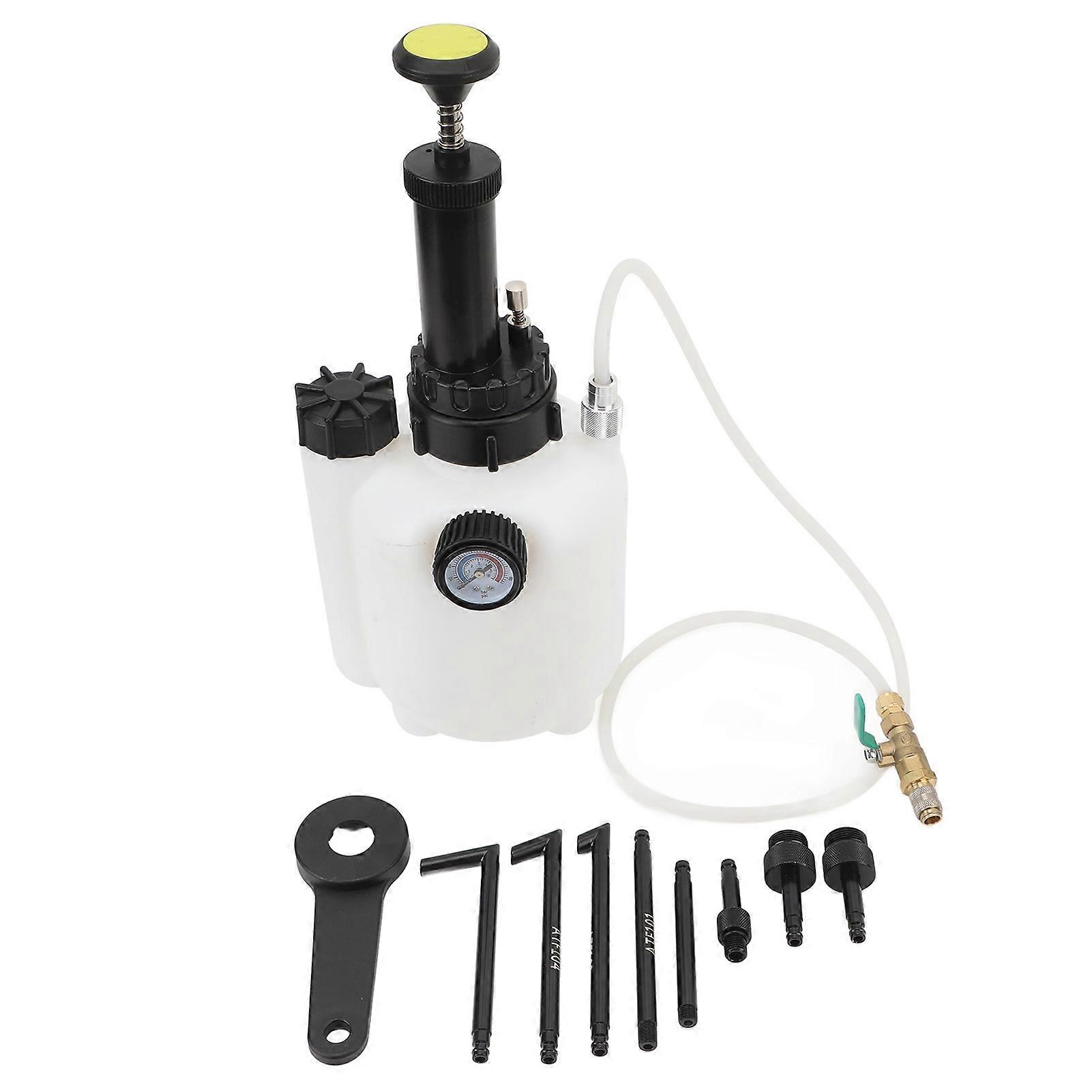 Getriebeöleinfüllsystem Manuelles Kfz-Flüssigkeitstransferpumpenwerkzeug mit 8 Adaptern 3L