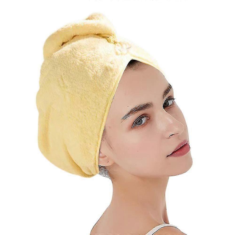 女性のための3pack急速な髪の乾燥タオル吸収性ヘアラップターバン速乾性マイクロファイバーヘアタオル