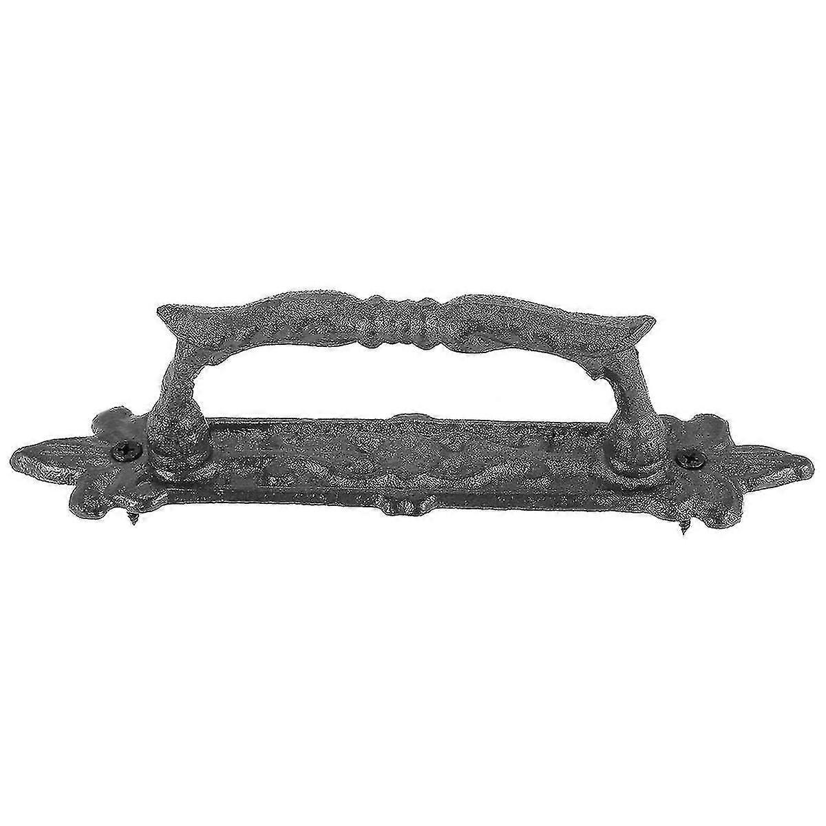 European Retro Cast Iron Craft Door Handles for Garden/Courtyard Door Handle Decoration for Home Door