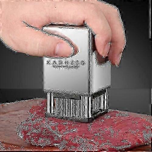 Stainless Steel Steak Tenderizer Double Sided Meat Looper - Without Handle