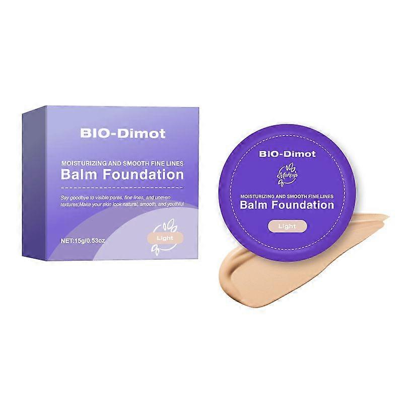 Foundation Make-up Cream, Moisturizing and Smooth Fine Lines Balm Foundation Lasting Waterproof Oil Control Concealer Isolating Foundation Make-up Cre