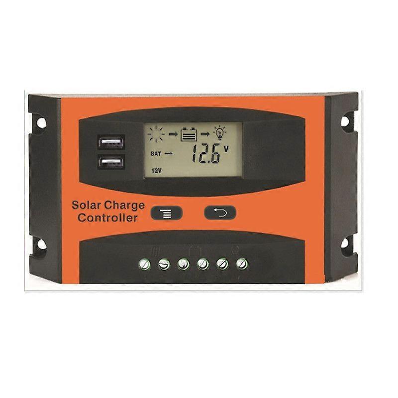 2025 Latest Model Solar Panel Regulator, Battery Controller with PCB and Dual USB Output Port