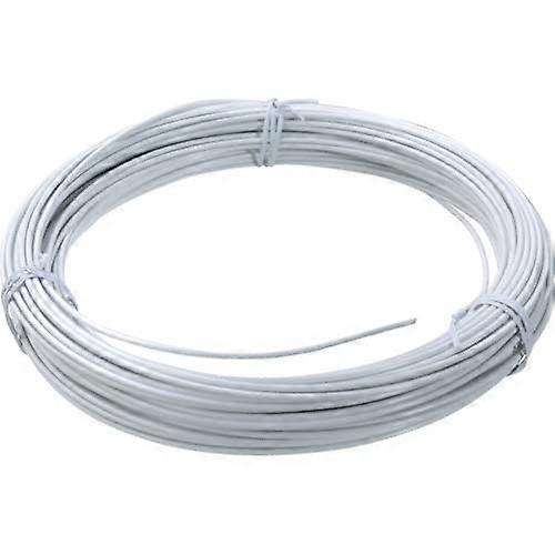 Color Wire Vinyl Coated White Wire 2.0mm Diameter Durable Crafting and Garden Applications Model 65-2665-68