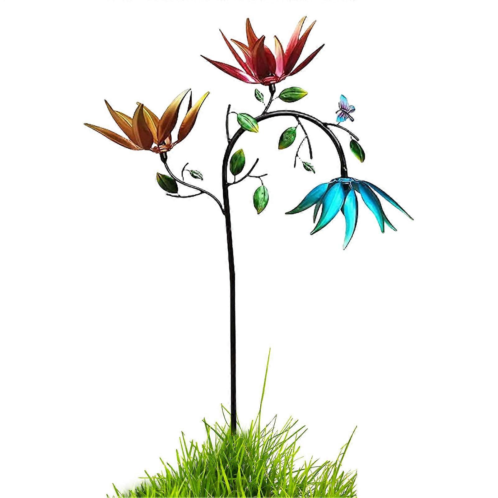 Metal Windmill  Magic Windmill  Solar Wind Chime  Metal Windmill Garden Decoration