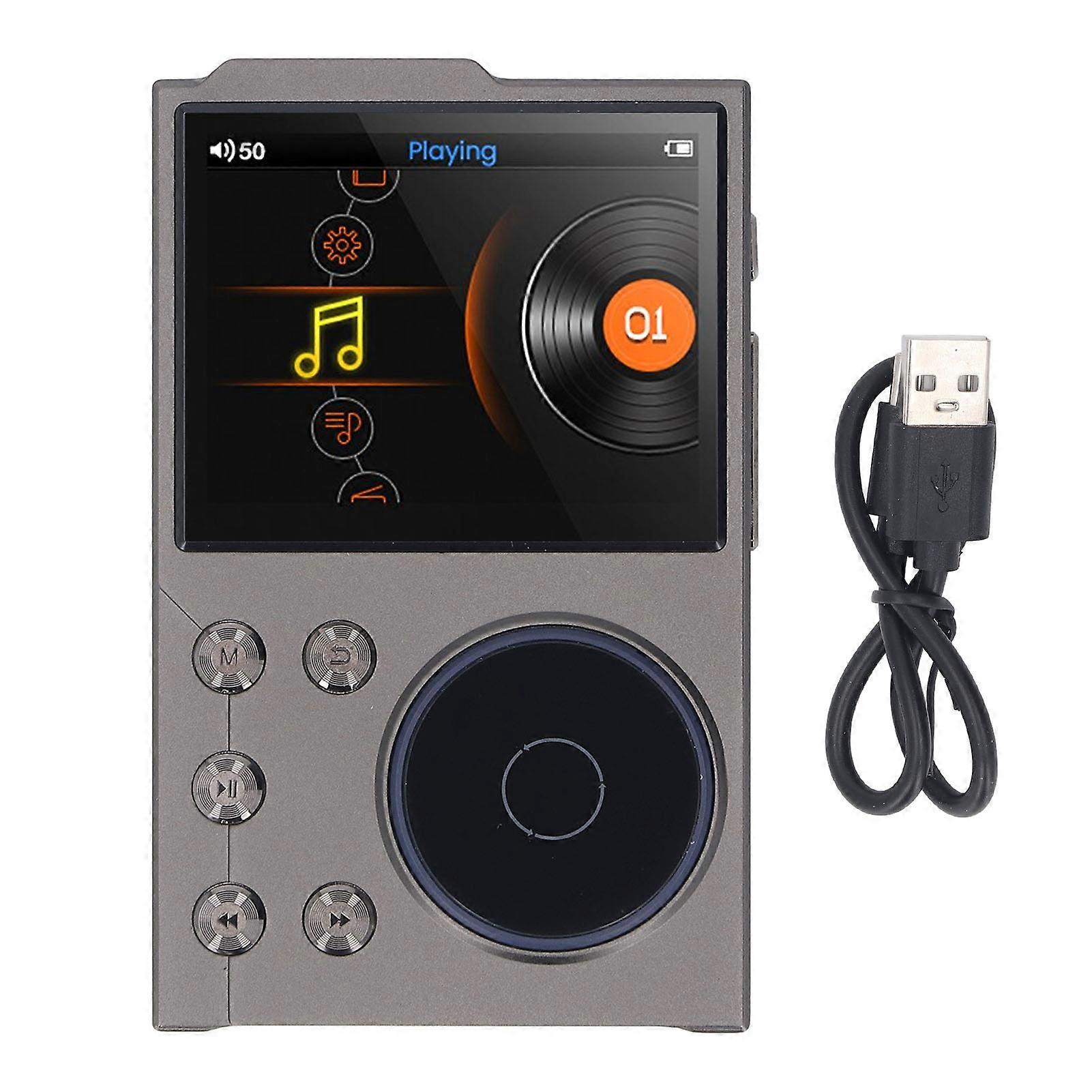 Portable HiFi MP3 Player: Bluetooth 5.3, Lossless DSD/FLAC, HD Display, Expandable Storage