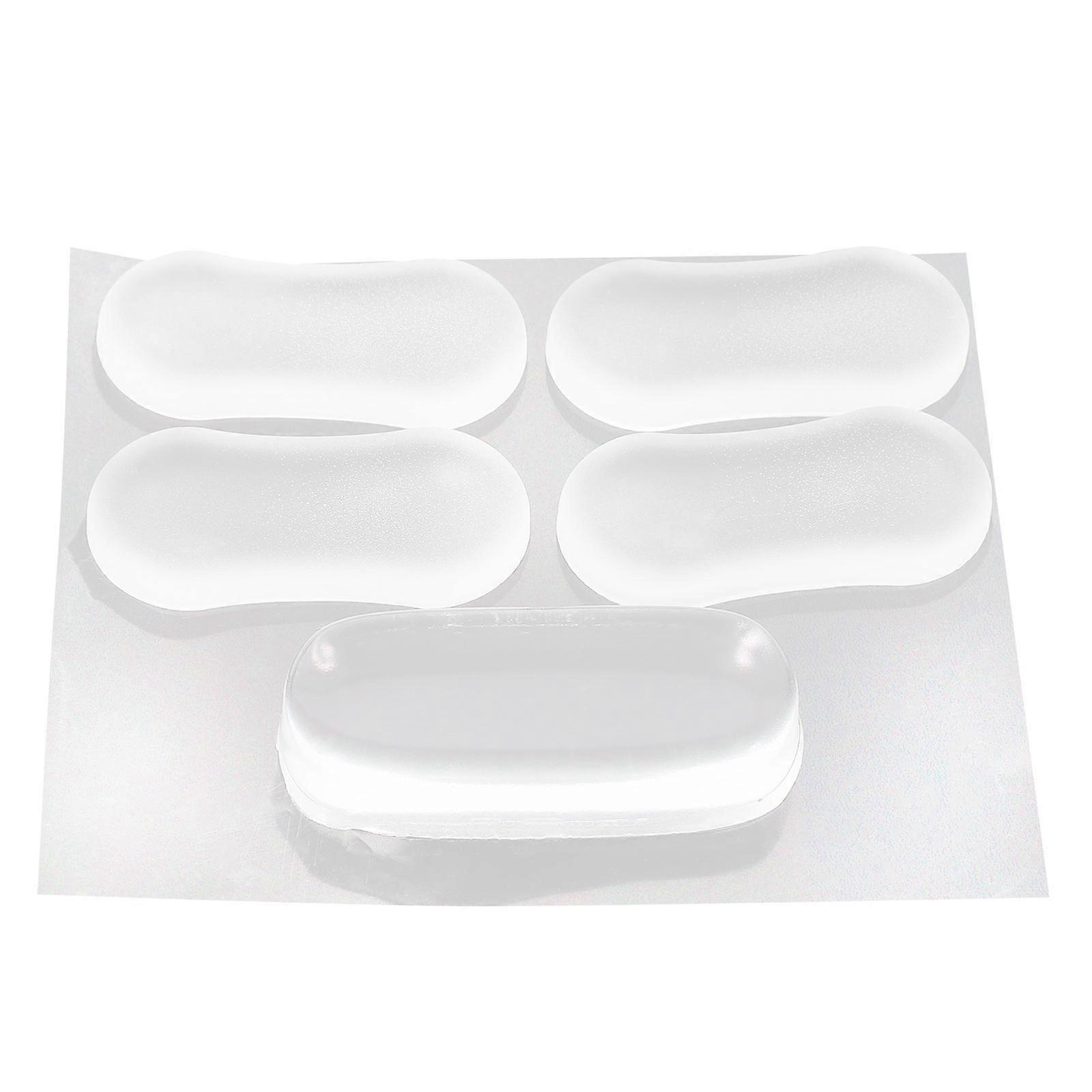 Clear Toilet Seat Bumpers   Silent Cushioning Pads for Toilet Lid Collision & Damping Buffer Spacers for Home, Hotels, Schools, and Hospitals Use